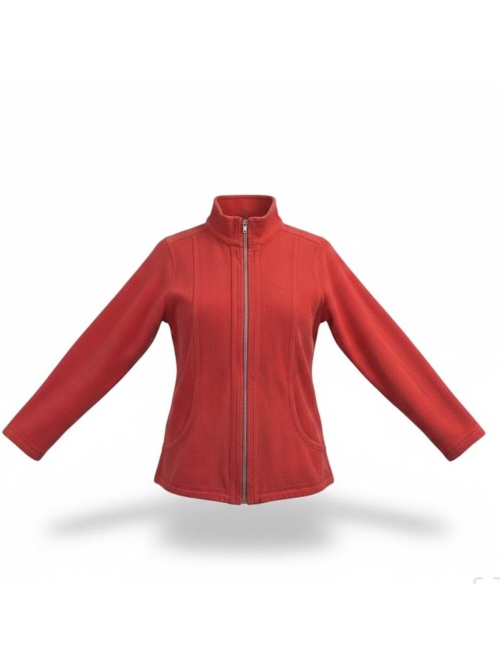 Tommy Bahama Womens Coral Full Zip Jacket Zip Front Casual Wear Size L